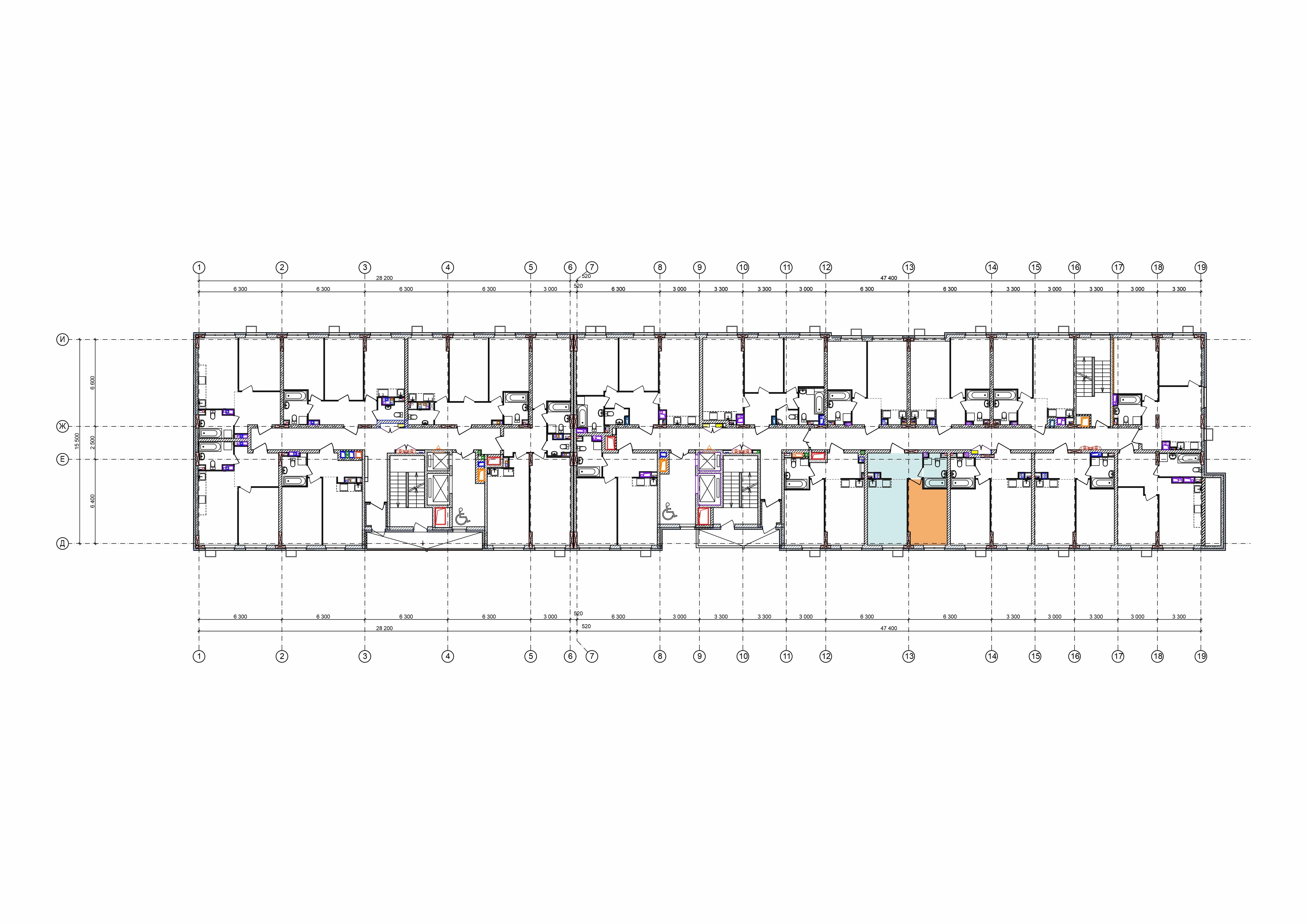 Планировка 1-комн. 4