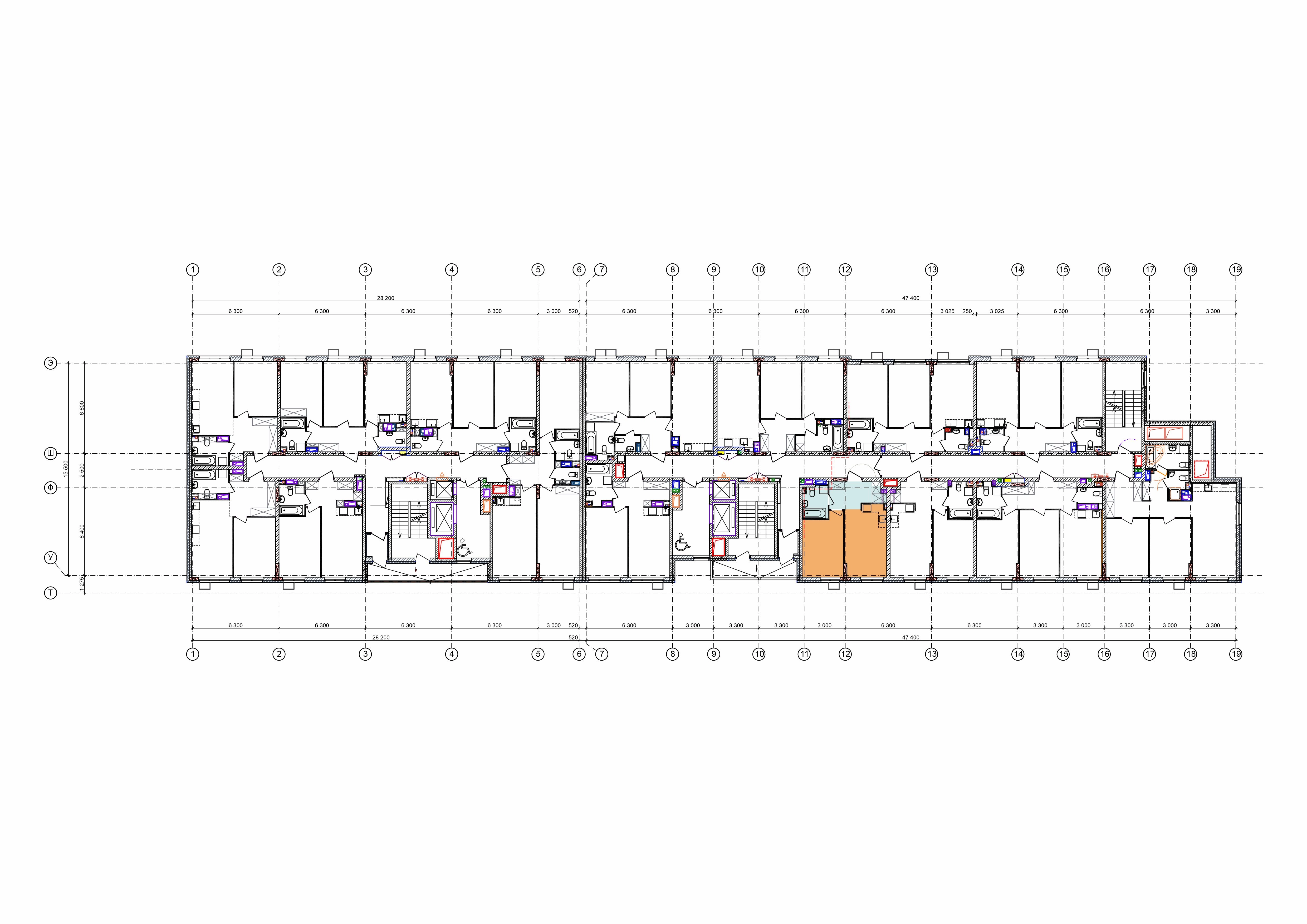 Планировка 1-комн. 4