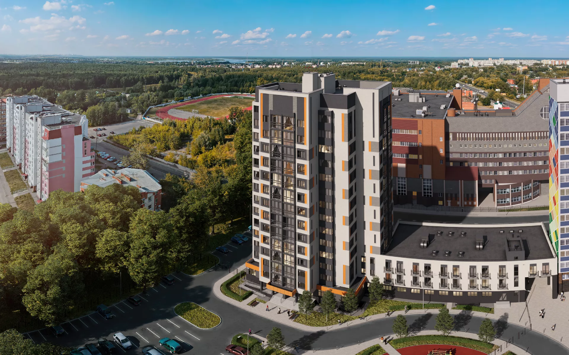 1-комнатная, 39.8 м² 4