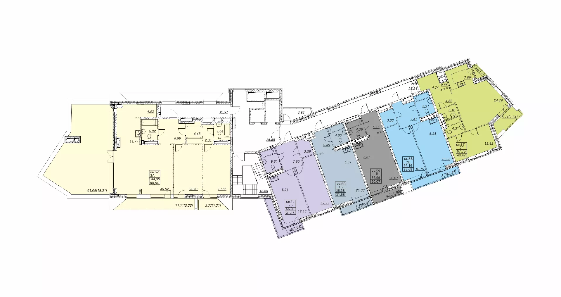 Планировка 1-комн. 3