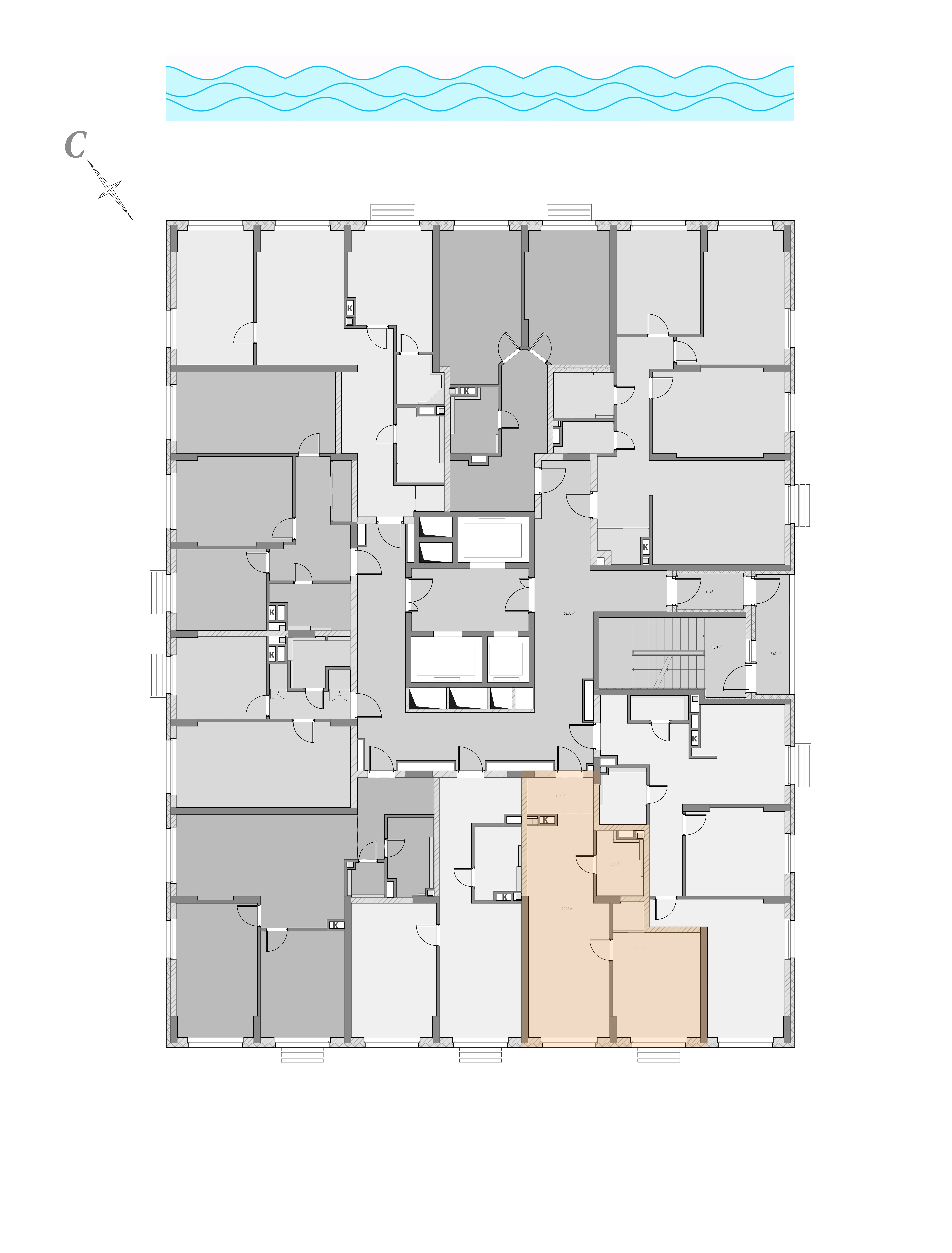 Планировка 1-комн. 3