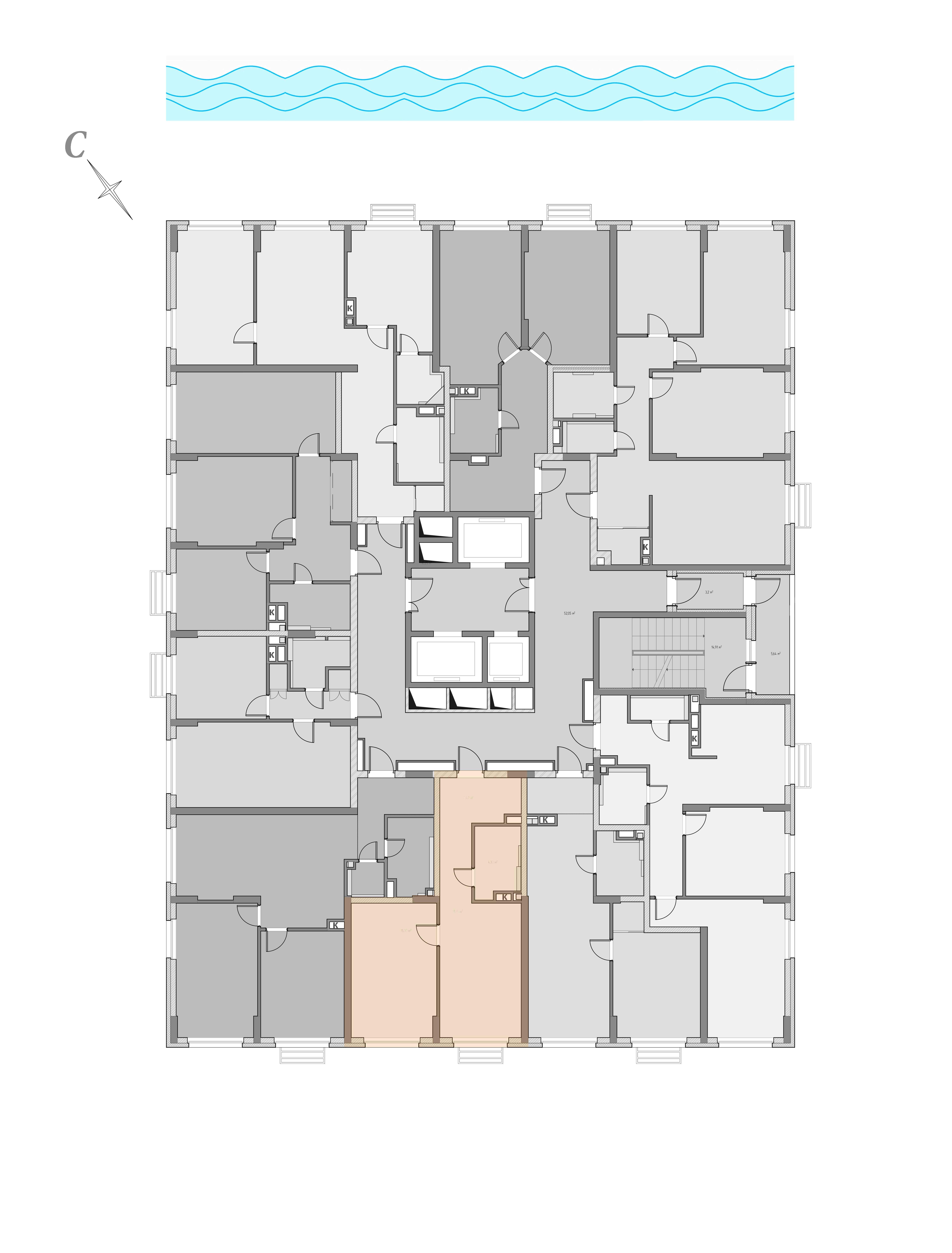 Планировка 1-комн. 3