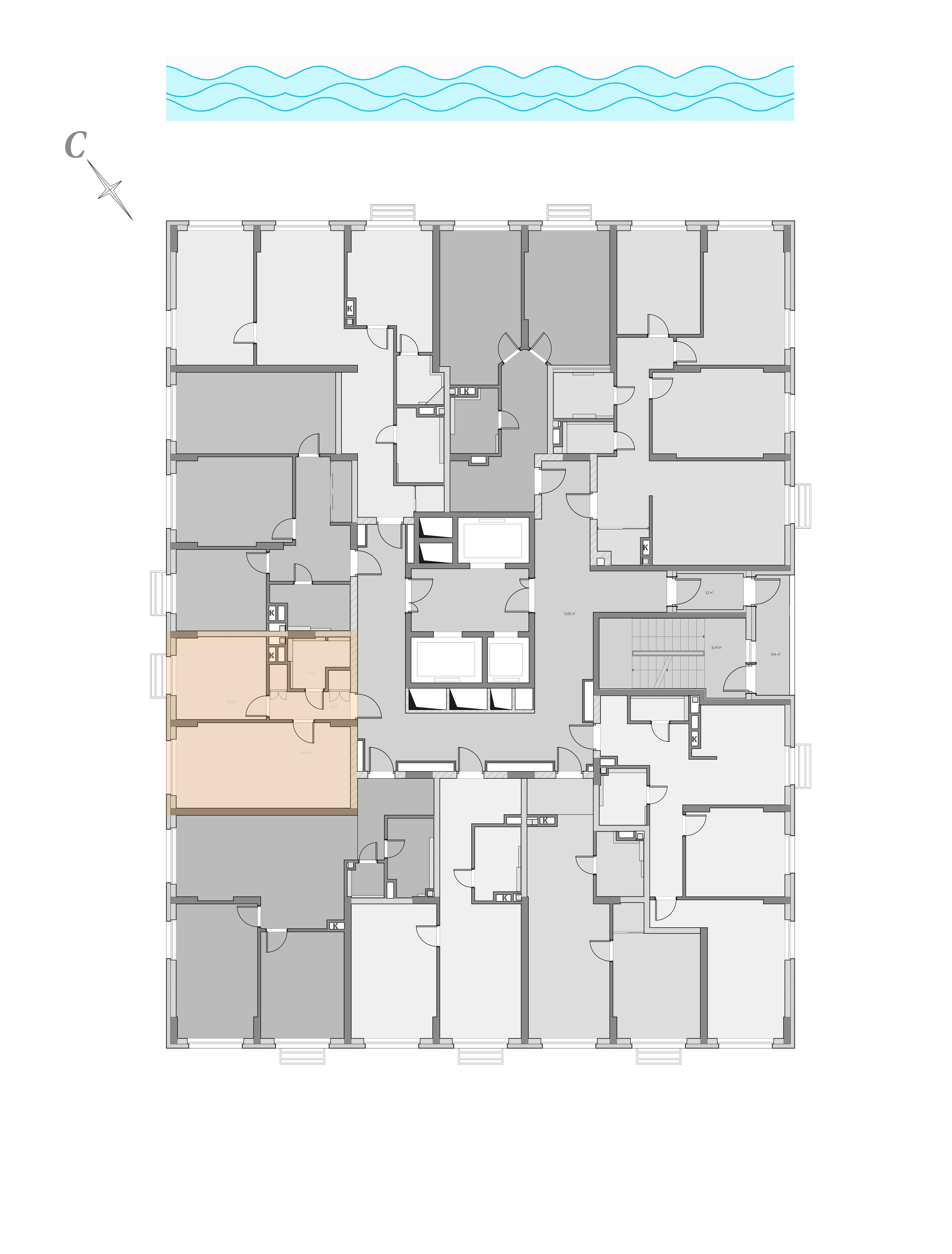 Планировка 1-комн. 3