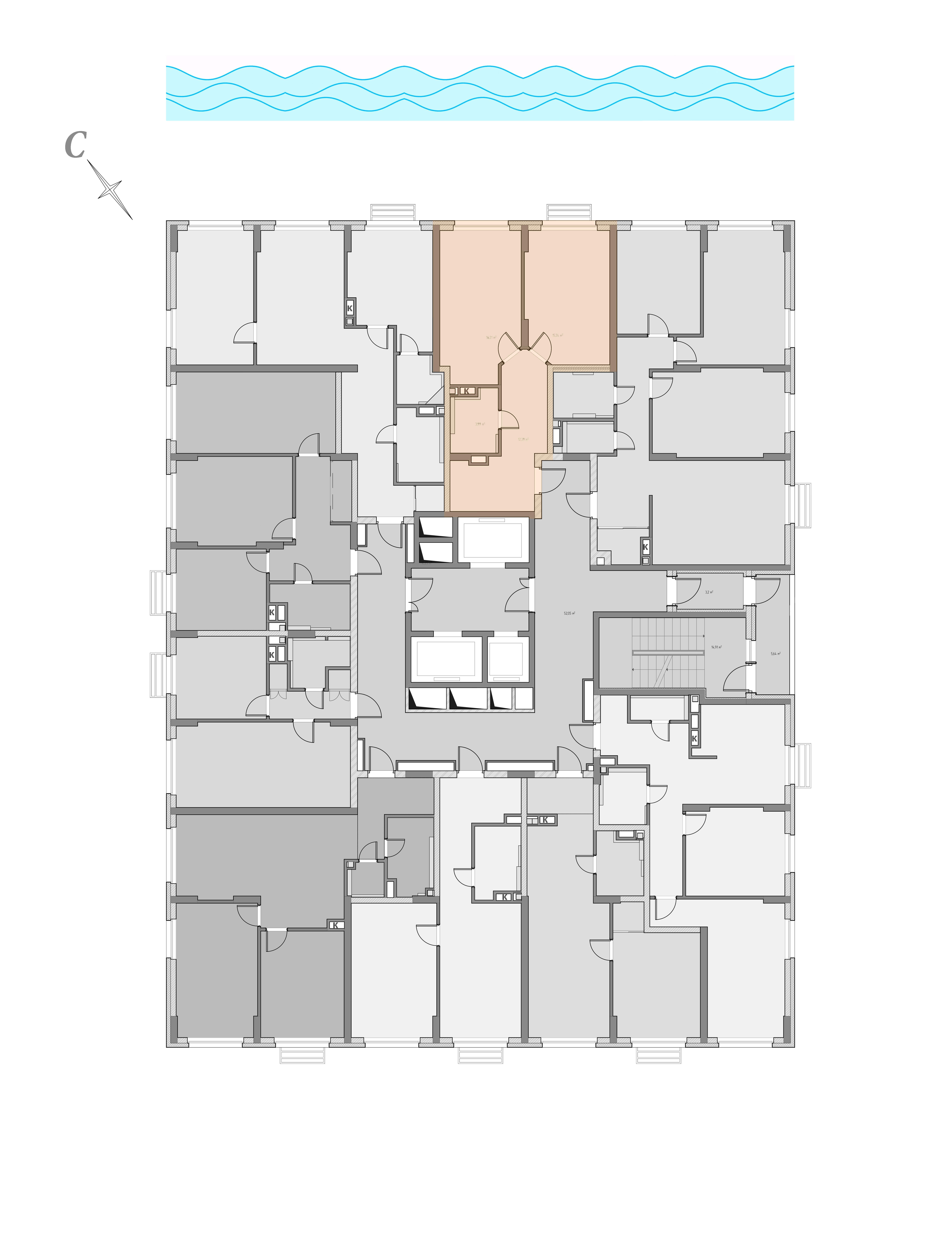 Планировка 1-комн. 3