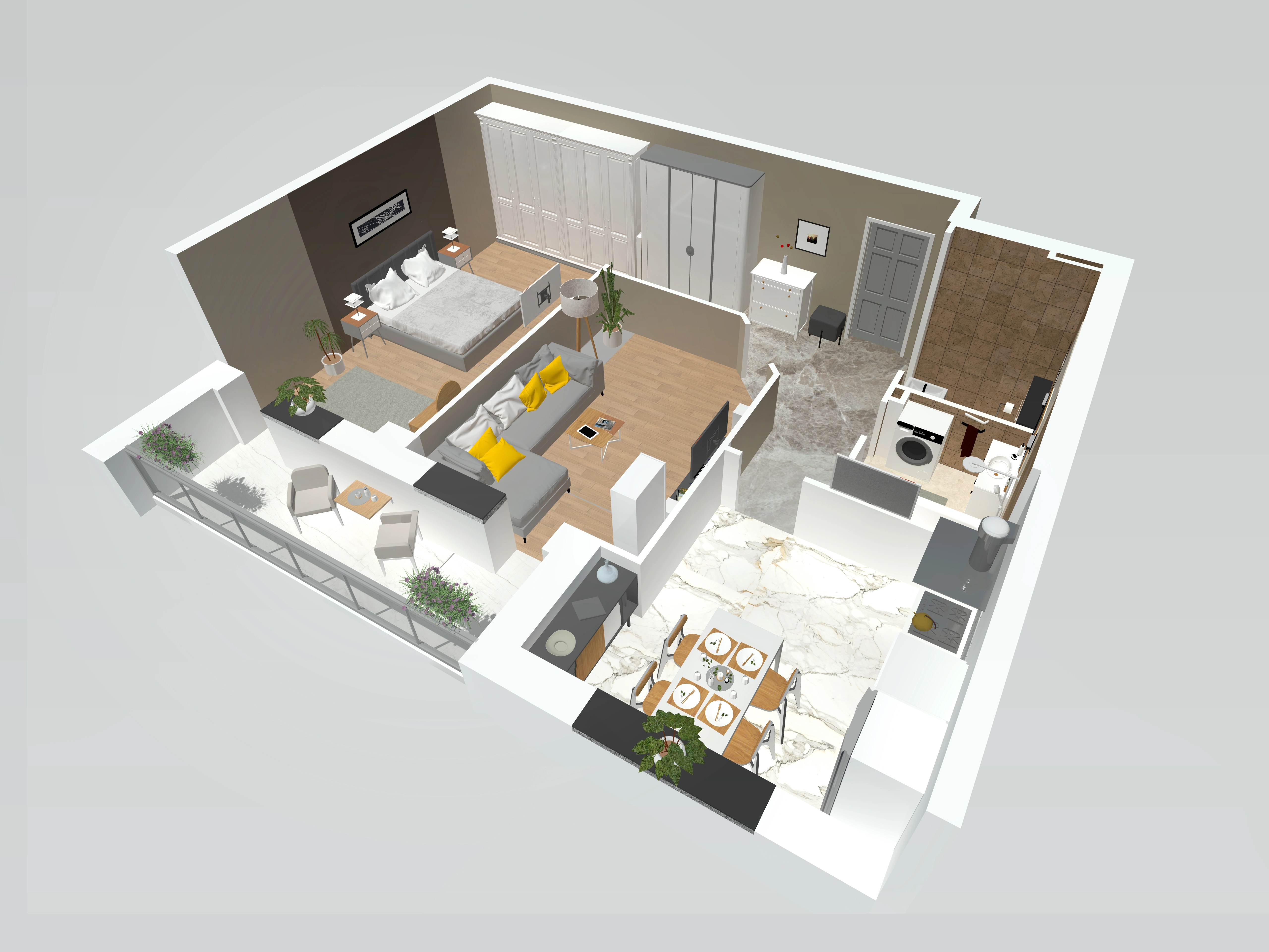 Планировка 2-комн. 4