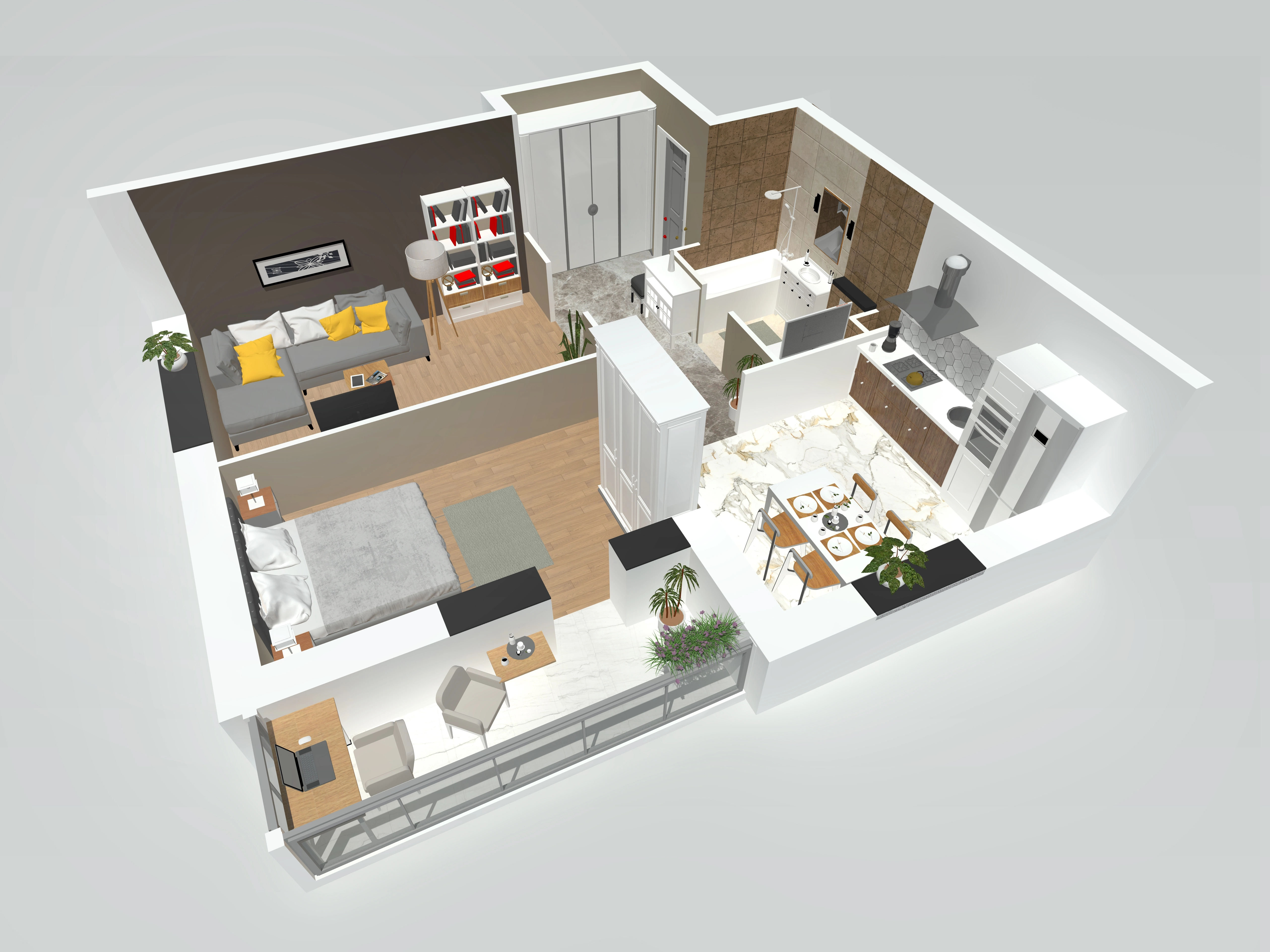 Планировка 2-комн. 3