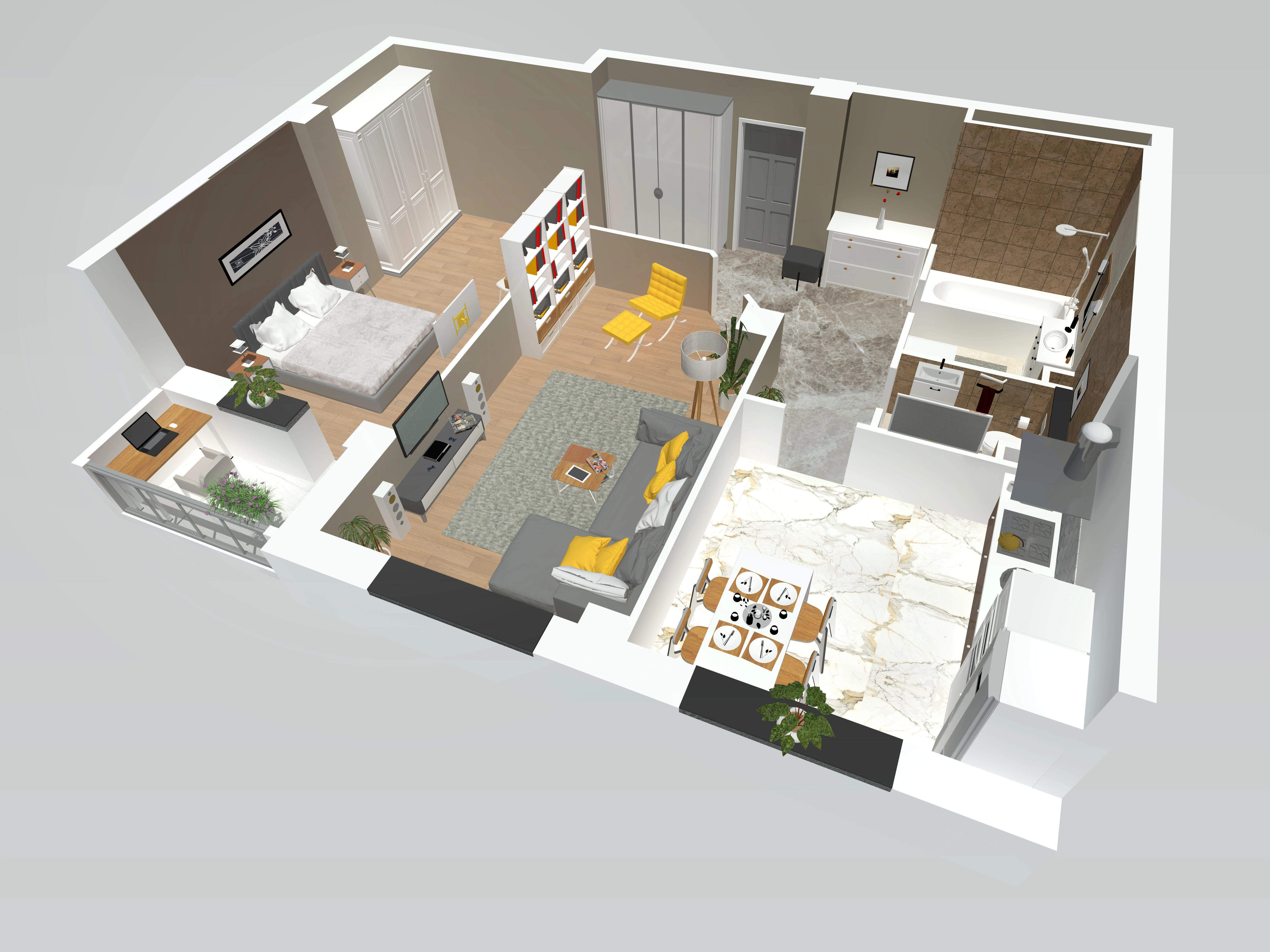 Планировка 2-комн. 3