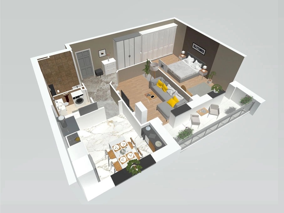 Планировка 2-комн. 4