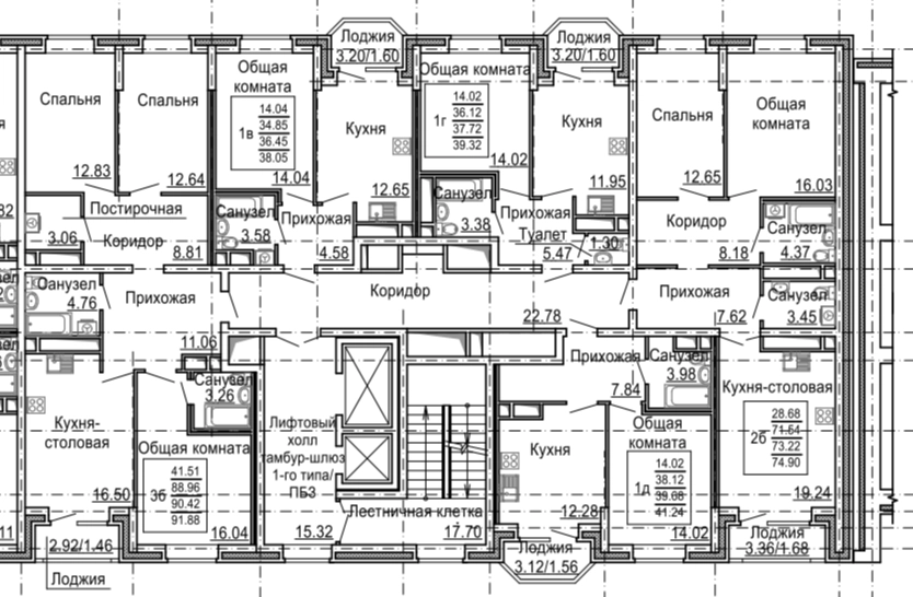 Планировка 2-комн. 6